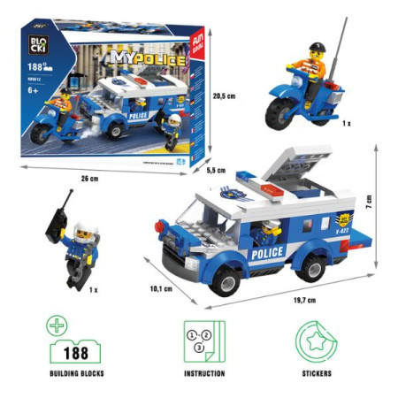 Kocke blocki - policijska vozila ( 76/0612 ) - Img 1