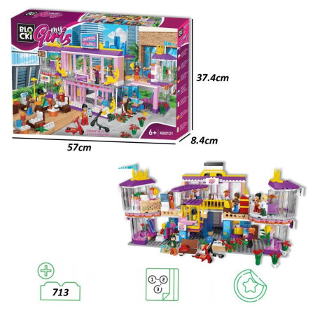 Kocke blocki - shopping centar 713pcs ( 76/0121 ) - Img 1