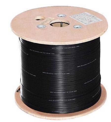 LanPlus Optički kabl 4FO 1km outdoor drop cable, sajla, G657A1, FRP, LSZH ( 5296 )