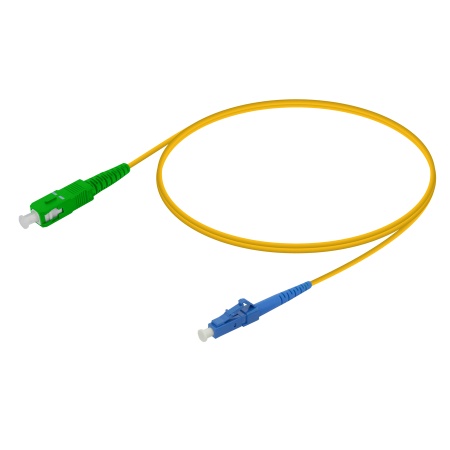 LanPlus Patchcord LC/UPC-SC/APC SM G.657.A1, Simplex 3.0mm 10.0m ( 5748 )