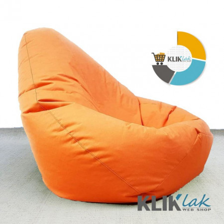 Lazy BAG - Big Bean Bag Orange - Šoteks ( 270x130 )