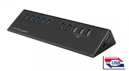 LC POWER HUB LC Power LC-HUB-ALU-2B-10 USB3.0 Aluminium