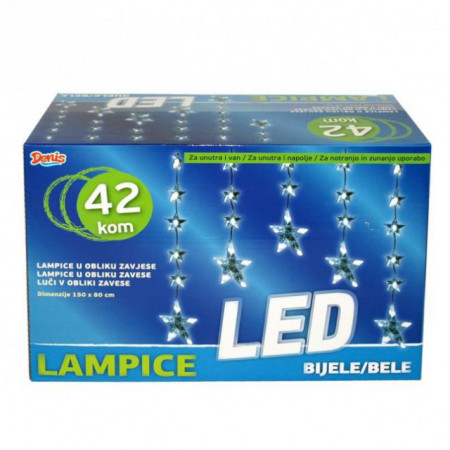 LED Lampice Zavesa 42kom 150x80cm ( 52-183000 )