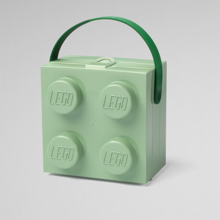 Lego kutija za užinu sa ručkom: Peščano zelena ( 40240005 ) - Img 1