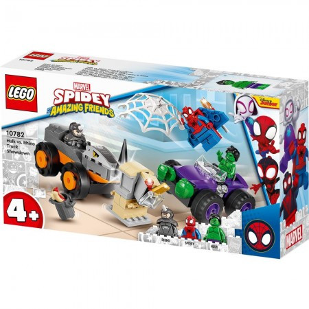 Lego spidey hulk vs. rhino truck showdown ( LE10782 )