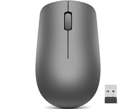 Lenovo 530 Wireless Mouse (Graphite) 1200 DPI Nano-USB 2.4GHz ( GY50Z49089 ) - Img 1