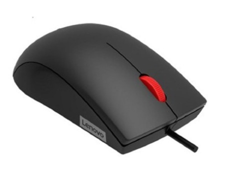 Lenovo LED Optical USB Mouse 120 Wired, Black ( GY51L52636 )