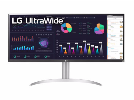 LG 34" IPS,21:9/2560x1080/ 100Hz/5ms GtG/ HDMI,DP,USB C/freesync/VESA/ visina/srebrna monitor ( 34WQ650-W.AEU )