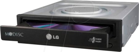 LG gh24nsd6 24x black bulk cd dvd-rw sata