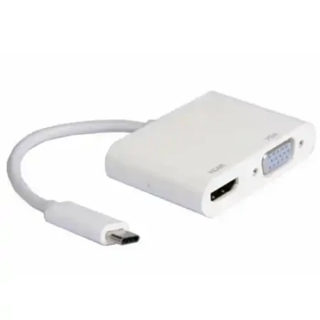 Linkom Adapter konverter Tip C - HDMI+VGA-1