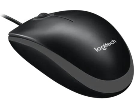 Logitech B100 Optical USB crni miš
