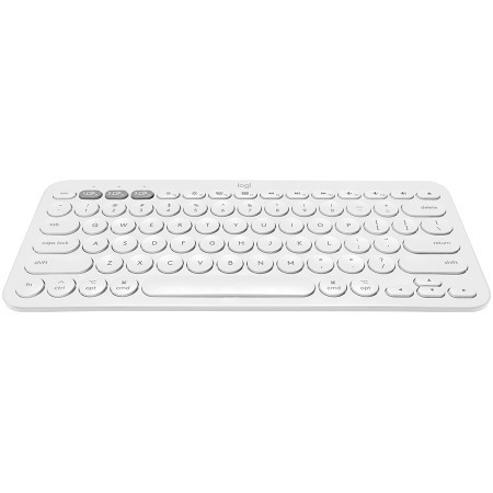 Logitech bluetooth keyboard K380 Multi-Device - INTNL - US International Layout - WHITE ( 920-009868 ) - Img 1