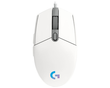 Logitech G102 beli lightsync gaming miš