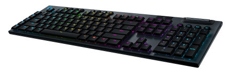 Logitech G915 lightspeed wireless RGB mechanical gaming Kbd - GL clicky - carbon