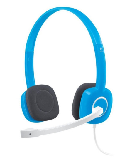 Logitech H150 stereo headset sky blue