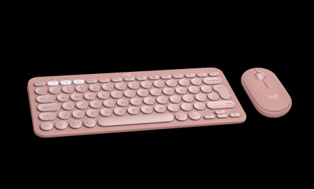 Logitech Pebble2 Combo Rose US set tastura i miš