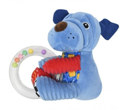 Lorelli plišana igračka sa zvečkom - pas (plavi) ( 10191370004 )