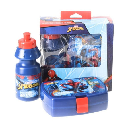 Lunch box, kutija za užinu i flašica, Spider-Man, set ( 326813 )