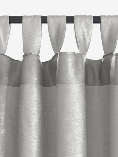 Lupin zavesa 1x140x300 imit. svile srebrna ( 5093660 )