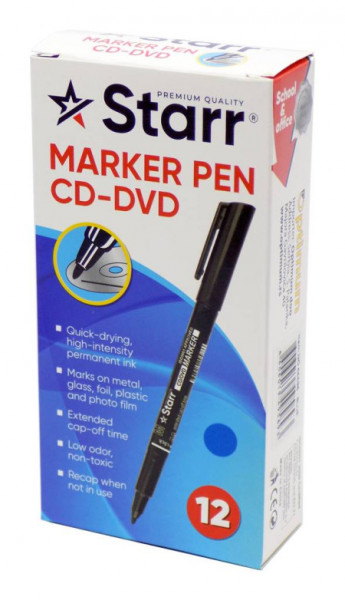 Marker starr za cd crveni 1/12 ( 74674 )