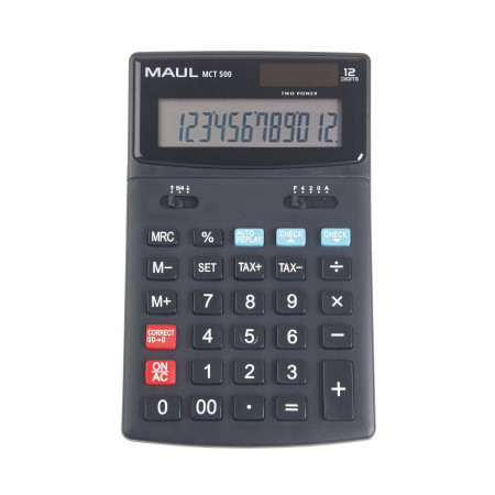 Maul stoni poslovni kalkulator MCT 500, 12 cifara crna ( 05DGM4500B ) - Img 1