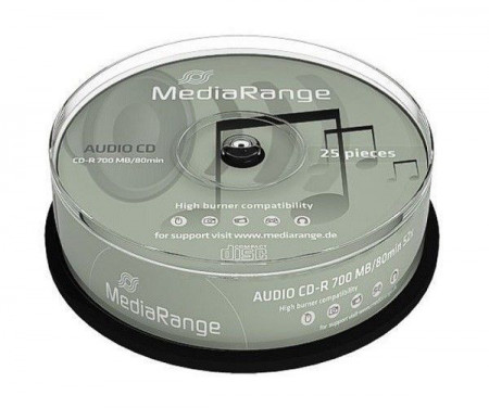 MediaRange CD-R Audio CD-R 52x 80min CAKE 25 MR223 ( 77MRA/Z )