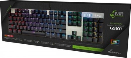 Mediarange germany gaming mehanička tastatura sa 104 taastera/14 našina rada/UK ( TASGS101 )