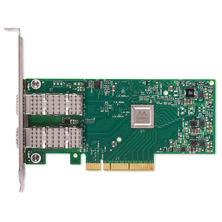 Mellanox connectX-4 Lx EN network interface card, 25GbE dual-port SFP28, PCIe3.0 x8, tall bracket, ROHS R6 ( MCX4121A-ACAT )
