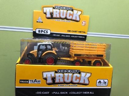 Merx igračka traktor 9.5cm metal plastika ( MS01423 ) - Img 1