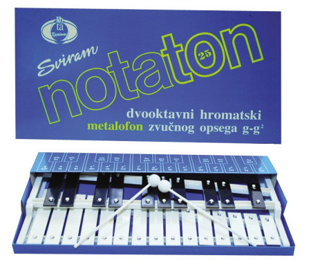 Metalofon dvoredni 25 nota ( 99MET01 ) - Img 1