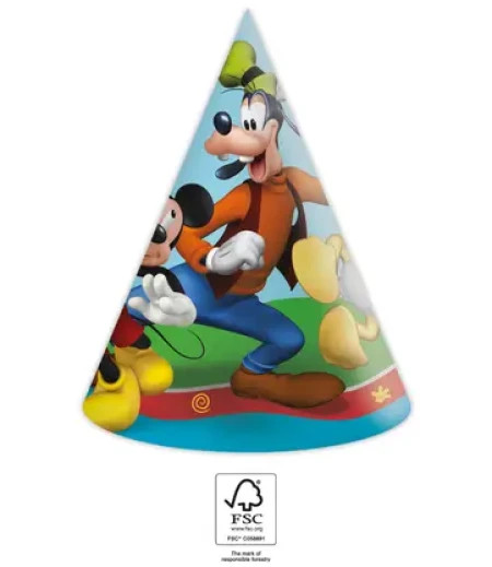 Mickey mouse rock party kapa 6 kom ( PS93940 ) - Img 1