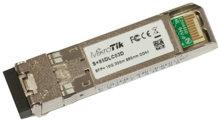 Mikrotik S+85DLC03D MM 10G SFP+ , 850nm, LC, 300m ( 1816 )