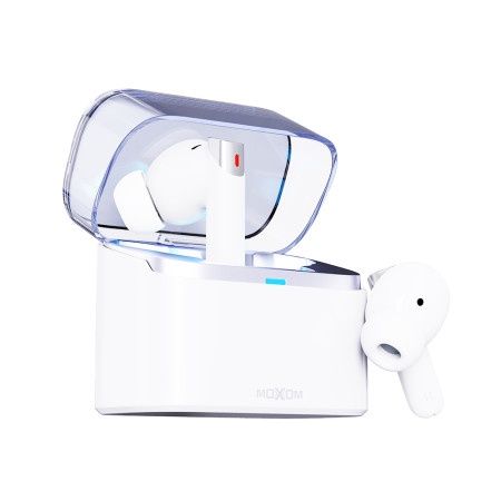 Moxom Slusalice bluetooth mx-tw74 anc bele ( SL1599 )