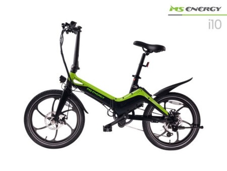 MS energy eBike i10 black green ( 0001255617 )