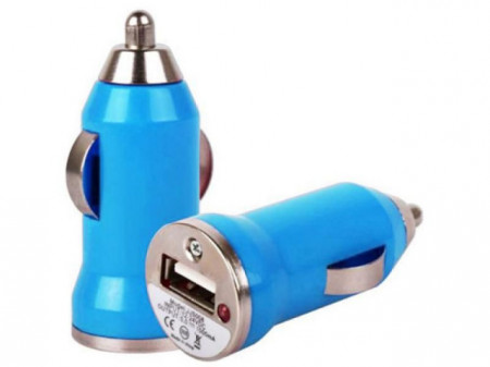 N/A Auto punjač USB 1A E-11 plavi ( 00-004 ) - Img 1