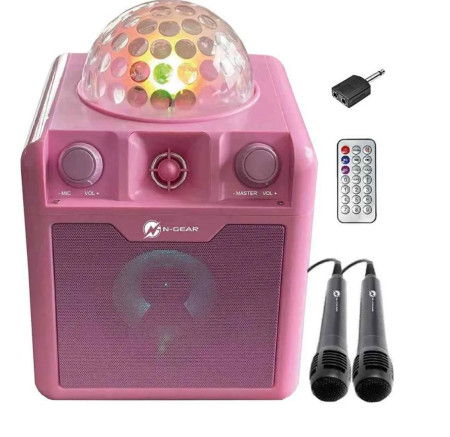 N-gear karaoke zvučnik pink ( NG87586 )