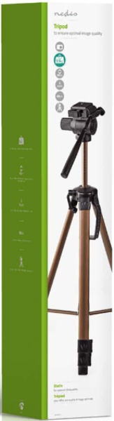 Nedis TPOD2300BZ Foto video Stativ, Tilt, Tripod + Torba, Aluminium, MAX 161cm (max 4KG)