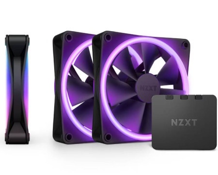 Nzxt F120 RGB Duo Triple Pack 120mm ventilator crni (RF-D12TF-B1) -3