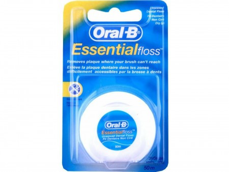 Oral-B floss essential unwaxed konac za zube 50 M ( 500110 )