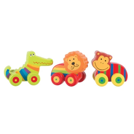 Orange Tree Toys Drveni set vozalica- 3 životinje iz džungle ( OTT07918 )