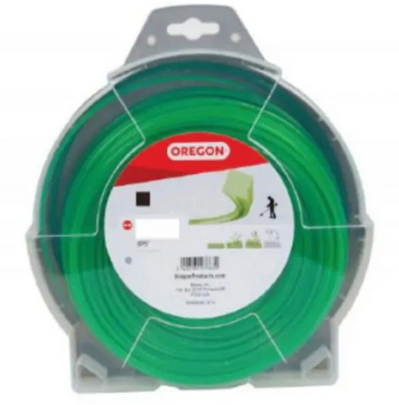 Oregon 69-420 silk za trimer, kockasti zelen 3.0mm x 48m ( 064890 ) - Img 1