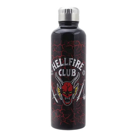 Paladone Stranger Things - Hellfire Club Metal Water Bottle ( 056997 ) - Img 1