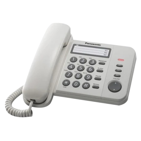 Panasonic KX-TS520FXW beli fiksni telefon ( 47026 )