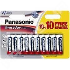 Panasonic LR6EPS/20BW AA 20 kom Alkalne Everyday baterije