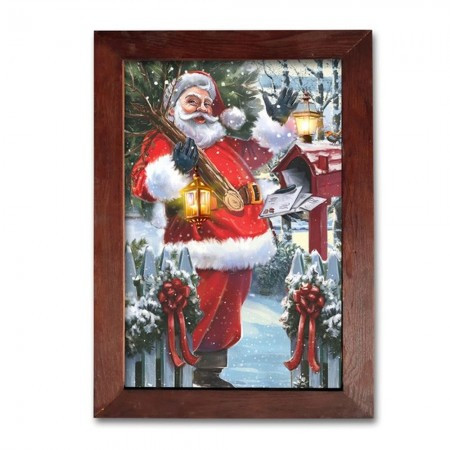 Panel, blind ram, sa okvirom, Santa Claus, 40x50cm ( 740019 )