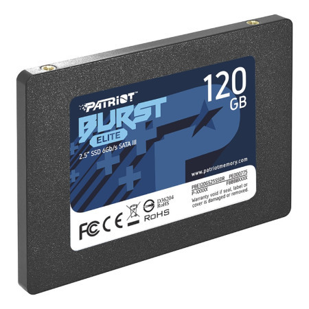 Patriot SSD 2.5 SATA3 6Gbs 120GB burst elite 450MBs320MBs PBE120GS25SSDR