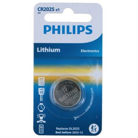 Philips baterija CR2025 3.0V lithium ( 06178 ) - Img 1