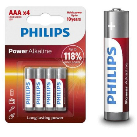 Philips baterija powerlife LR03/AAA LR03P4B05