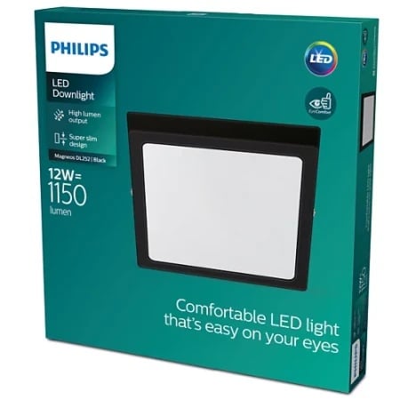 Philips magneos plafonska lampa sq 12w 27k bl 06,929002661331 ( 19145 )