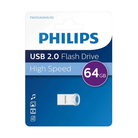 Philips Usb flash memorija 2.0 64gb single port (flp fm20ua064s/93) ( FM810 )